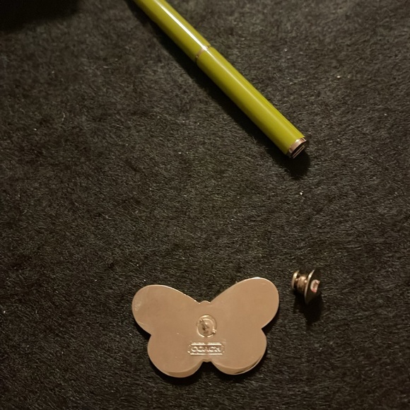 Coach Butterfly Pin and Pen Set - Picture 3 of 5